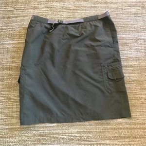 Columbia Sportswear nylon outdoor hiking skirt Sz M
